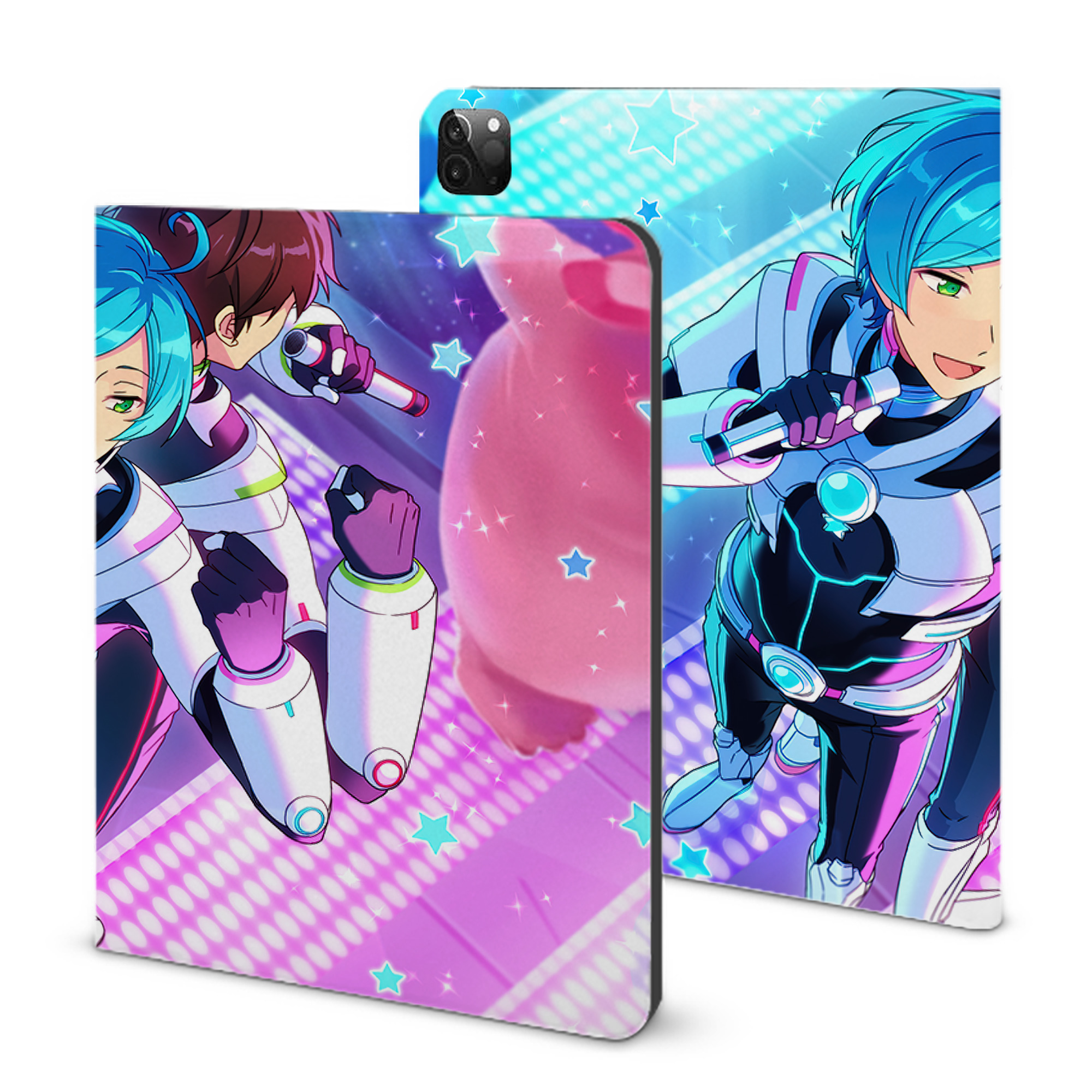 （画像用） あんさんぶるスターズ! Ensemble Stars IPadケース ペンホルダー付き ブックスタイルデザイン